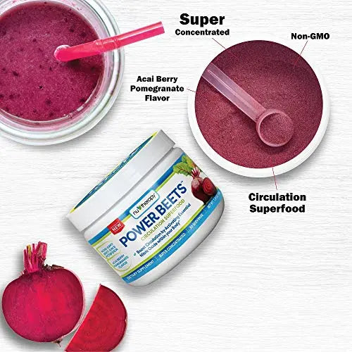 Nu-Therapy Power Beets - Super Concentrated Circulation Superfood - Dietary Supplement SlimFast Au supplements