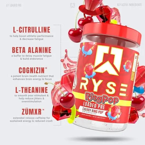 Ryse Loaded Pre Workout Powder Supplement for Men & Women | Pumps, Energy, Focus RYSE Up Supplements Au supplements