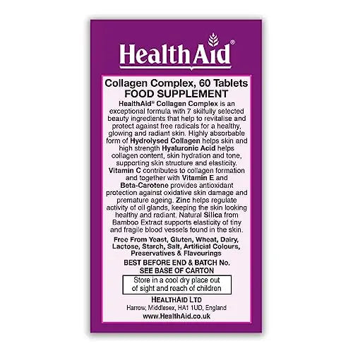 HealthAid Collagen Complex Tablets, 60 HealthAid Au supplements