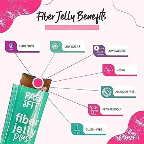 Fab and Fit Fiber Jelly Plus Melon, 10 Sachets Fab Fit Au supplements