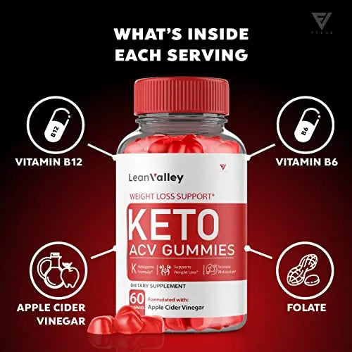 (2 Pack) Lean Valley Keto ACV Gummies Advanced Weight Loss Formula - Lean Valley Fyvus Au supplements
