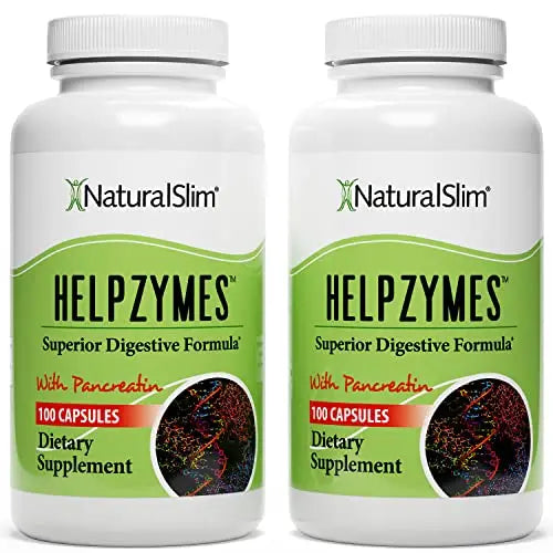 NaturalSlim Helpzymes Digestive Enzymes for Digestion, Bloating, Gas Reli NaturalSlim Au supplements
