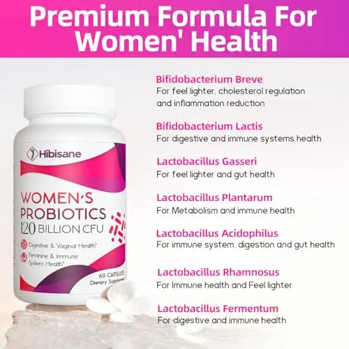 120 Billion CFU Probiotic - Menopause Support Probiotics for Women, 13-in-1 Natural Negima Au supplements