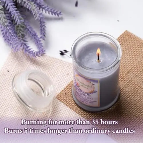 Wonderfulnature Lavender de Provence Pure Essential Oil Scented Candle, Aromatherapy WONDERFUL NATURE Au supplements