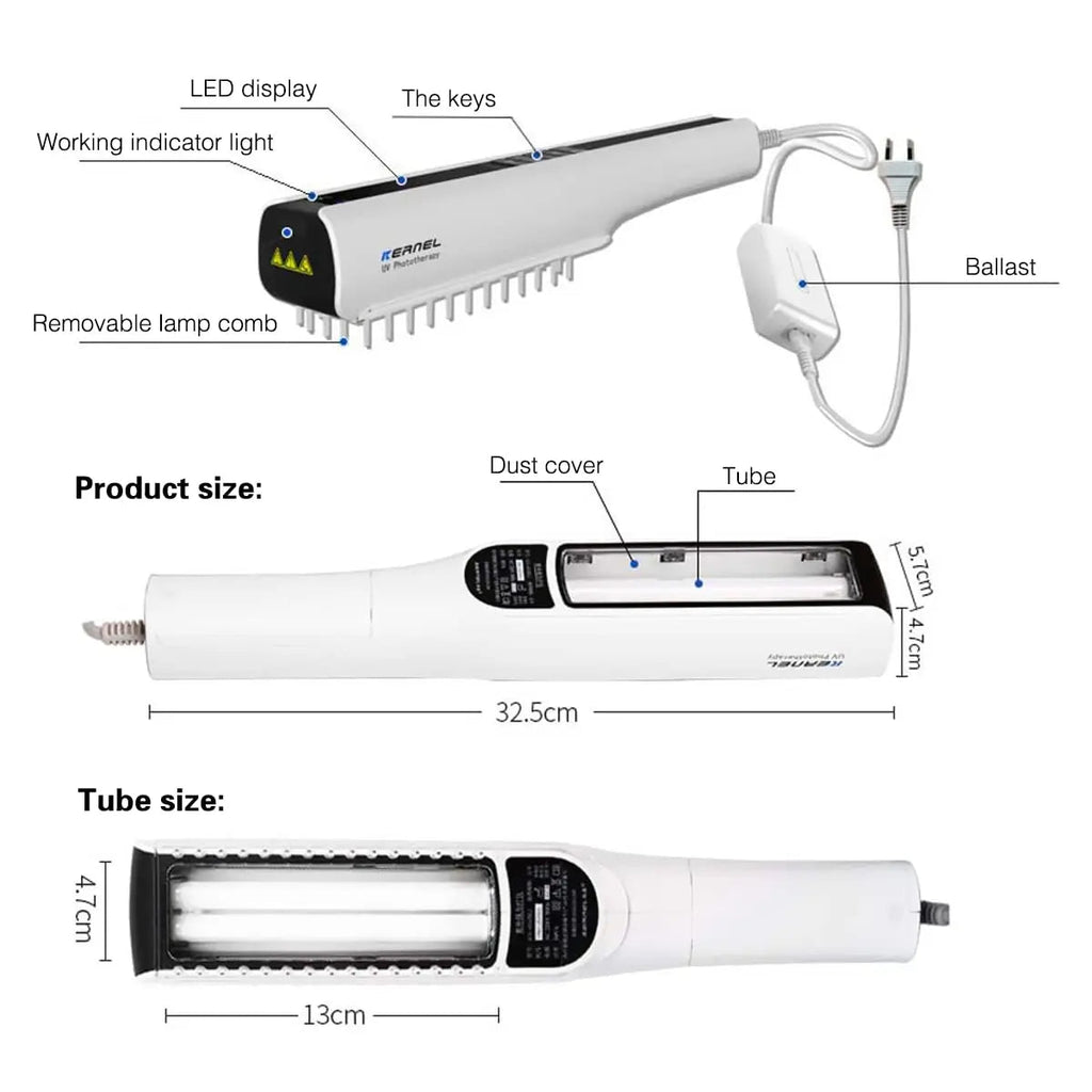 AUSPA UV Phototherapy Lamp Light Home Use Portable AUSPA Au supplements