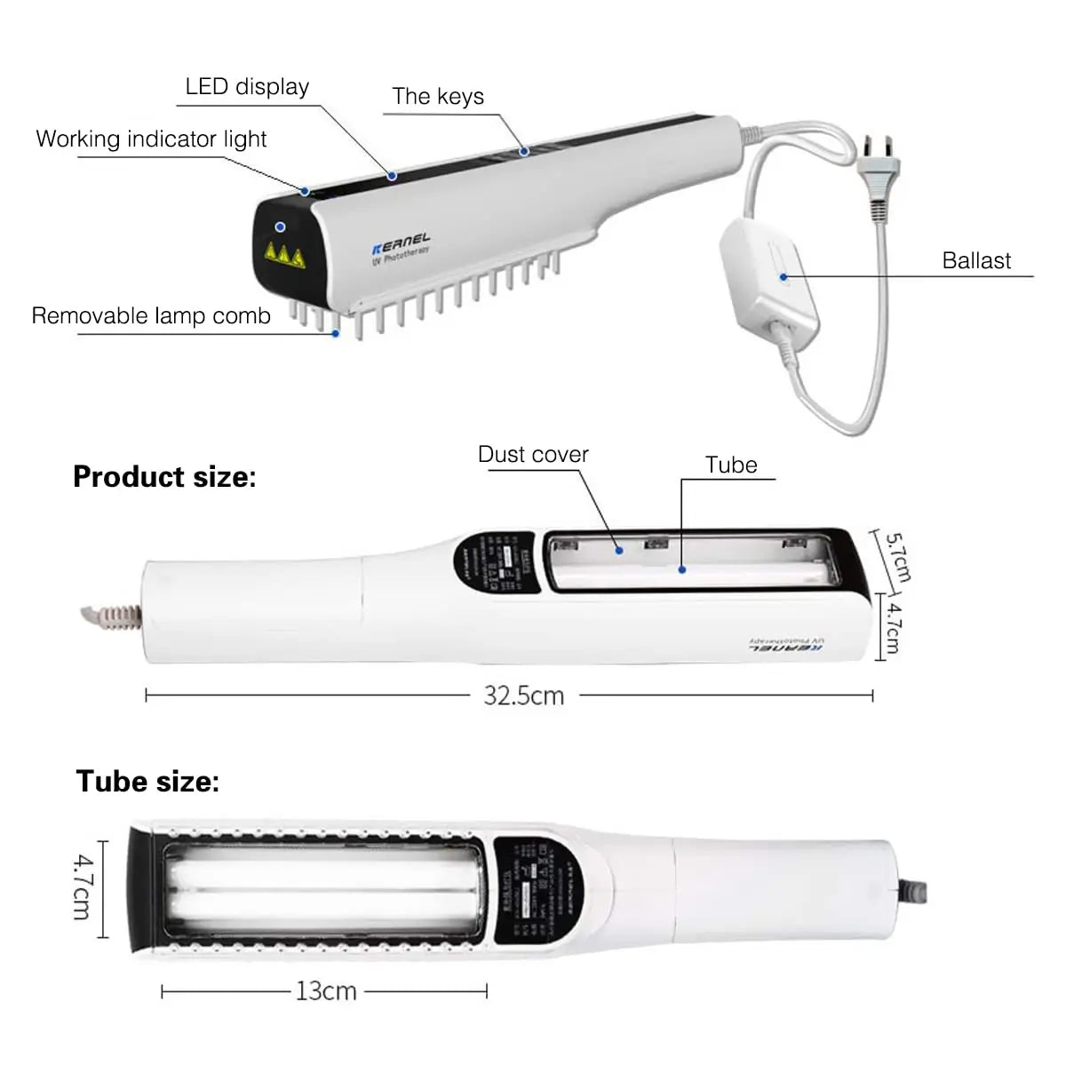 AUSPA UV Phototherapy Lamp Light Home Use Portable AUSPA Au supplements