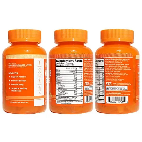 Real Ketones Keto BHB Gummies - Keto Gummies with BHB Exogenous Ketones for Enhanced Real Ketones Au supplements