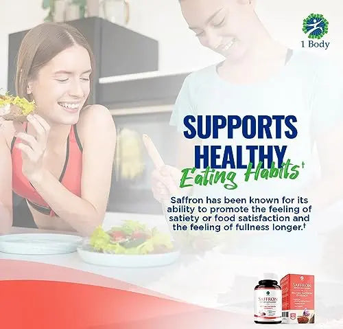 1 Body Saffron Extract 8825 – Antioxidant & Mood Support Saffron Supplement 1 Body Au supplements