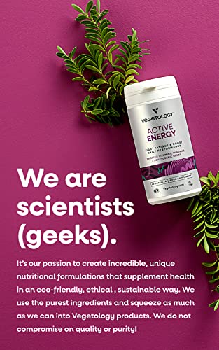 Vegetology Energy Supplements – Iron, Vitamin C & B2, B12, Folate & More – Vitamin Supple VEGETOLOGY Au supplements