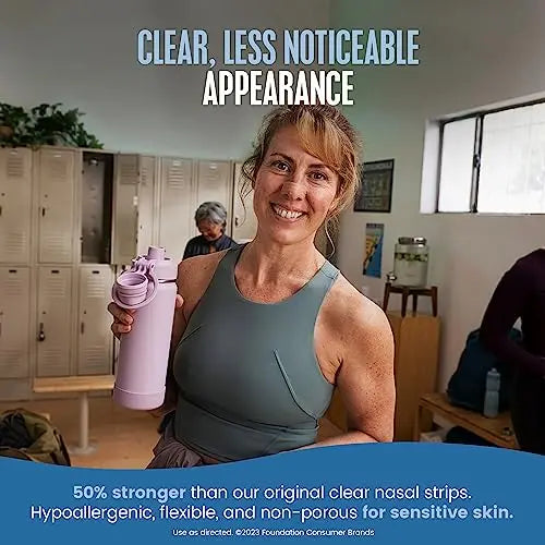 Breathe Right Nasal Strips | Extra Strength | Clear | For Sensitive Skin Breathe Right Au supplements
