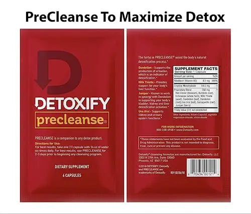 Shootclhear - Detoxify xxtraclean Detox Drink -20 0z- Herbal Precleanse Pills, 6 Panel Test Shootclhear Au supplements