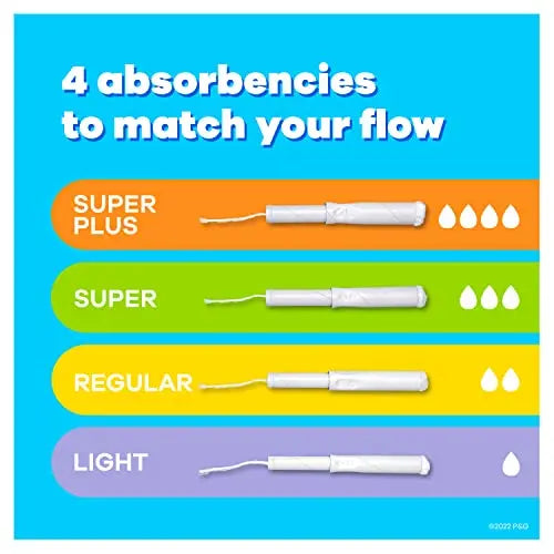 Tampax Tampons, Super Plus Absorbency, Cardboard Applicator, Leakgaurd Skirt, Unscented Tampax Au supplements