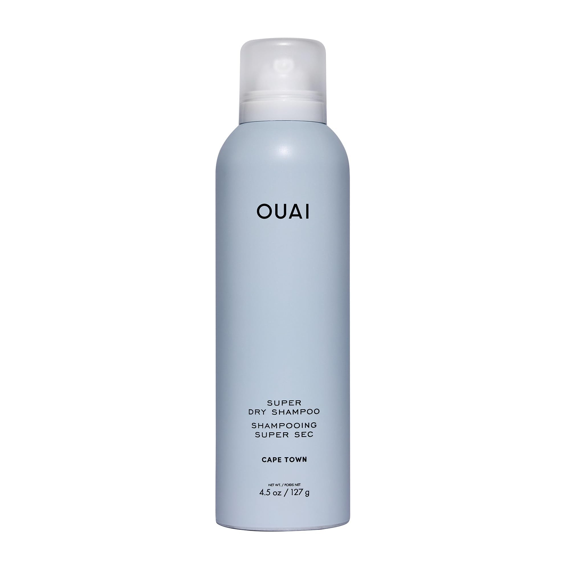 OUAI Super Dry Shampoo - Volumizing Dry Shampoo - Absorbs Oil, Dirt & Sweat - Blends Seamlessly into Hair with Zero Residue & Enriched with a Long-Lasting Scent - Cape Town (4.5 oz) OUAI Au supplements