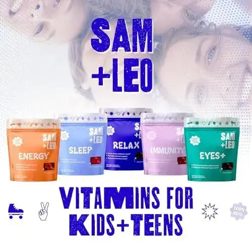 SAM+LEO Immunity Gummies with Elderberry, Echinacea, Zinc & Vitamin C for Kids & Teens – Immune Support Supplement Gummies | SAM+LEO Au supplements