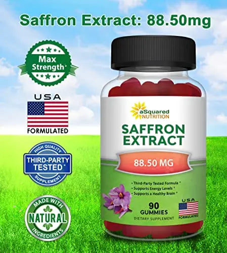 Saffron Gummies - Saffron Extract Supplement - Pure Gummy Supplements Alternative aSquared Nutrition Au supplements