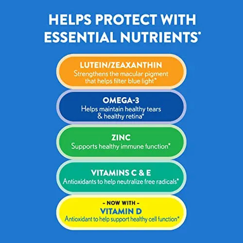 Ocuvite Eye Vitamin & Mineral Supplement, Contains Zinc, Vitamins C, E Ocuvite Au supplements
