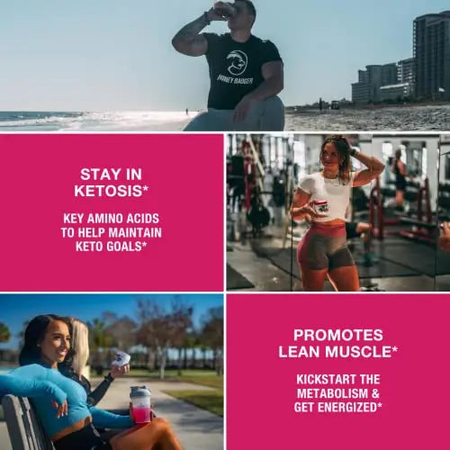 Honey Badger Pre Workout Powder, Keto Vegan Preworkout for Men & Women with Vitamin C Honey Badger Au supplements