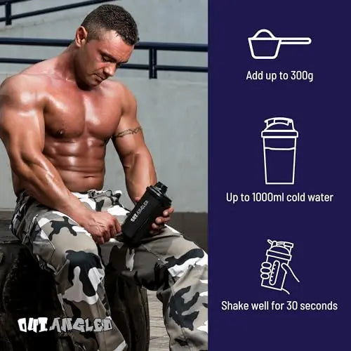 Out Angled Method Mass Gainer Powder, Tropical Banana, 6kg, 100 Scoops OUT ANGLED Au supplements