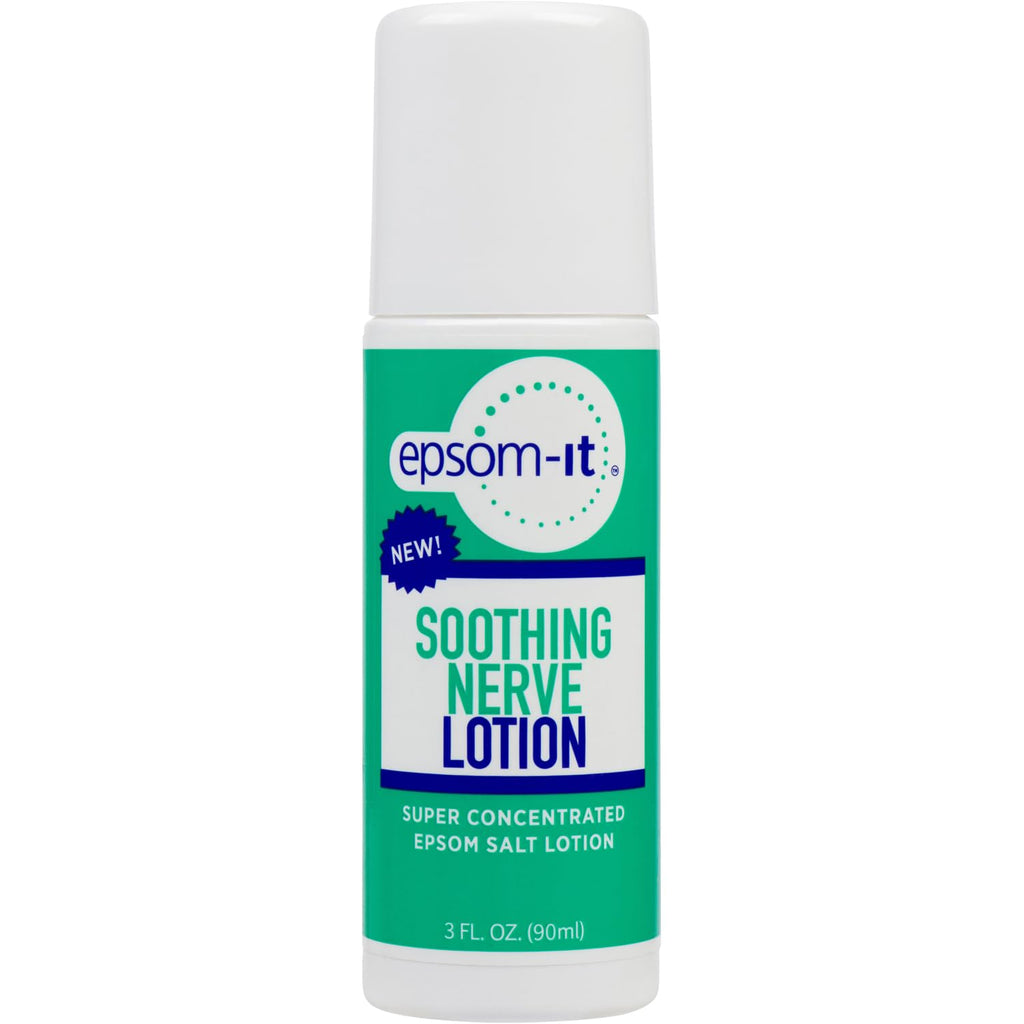 Epsom-It Soothing Nerve Lotion - Roll On Epsom Salt Magnesium Lotion, Topical Magnesium Cream with Capsaicin & Arnica for Tired Muscles and Sleep, 3oz EPSOM-IT Au supplements