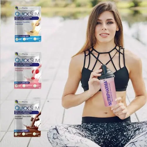 Quick Slim Meal Replacement Shake for Weight Loss, 30 Servings, 20g Protein, 27 Vitamins NUTRIPHARMA Quick Slim Au supplements