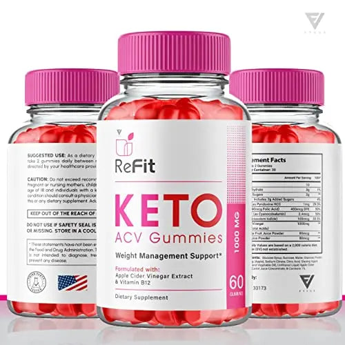 (2 Pack) Refit Keto ACV Gummies for Weight Loss, Refit Keto ACV Gummies Advanced Fyvus Au supplements