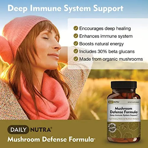 DailyNutra Mushroom Defense Formula - Immune Support Supplement | Organic DailyNutra Au supplements