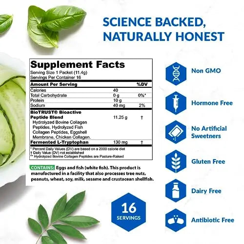 BioTrust Ageless Multi Collagen Protein Powder– 5 Collagen Types (I, II, III, V, X) BioTrust Au supplements