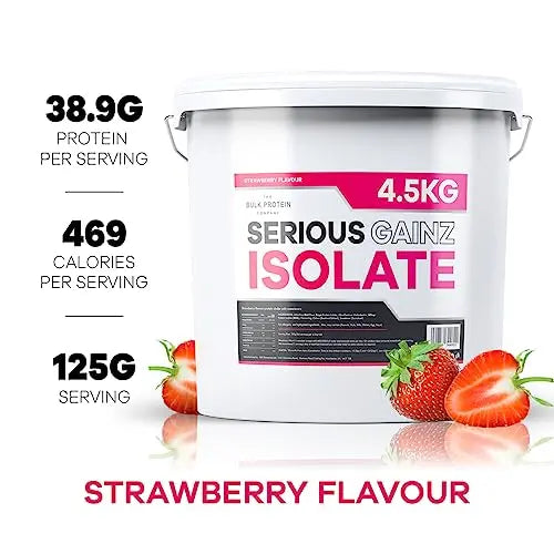 The Bulk Protein Company, Serious Gainz Isolate – 4.5kg – Whey Protein Powder The Bulk Protein Company Au supplements
