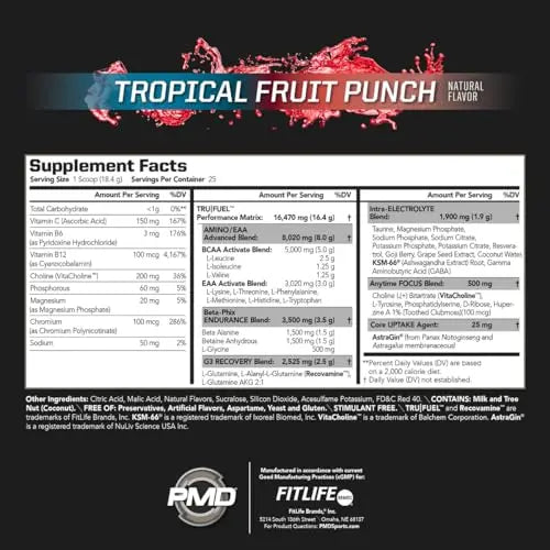 PMD Sports Core Fuel Endurance, Performance & Recovery - BCAAs, EAAs, Beta Alanine PMD Au supplements
