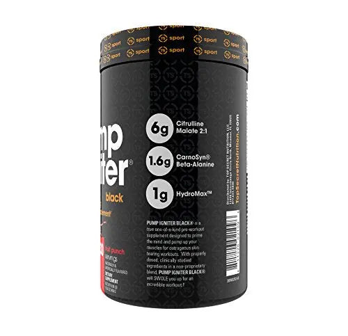 Top Secret Nutrition Pump Igniter Black, Fruit Punch, 30 Serving Top Secret Nutrition Au supplements