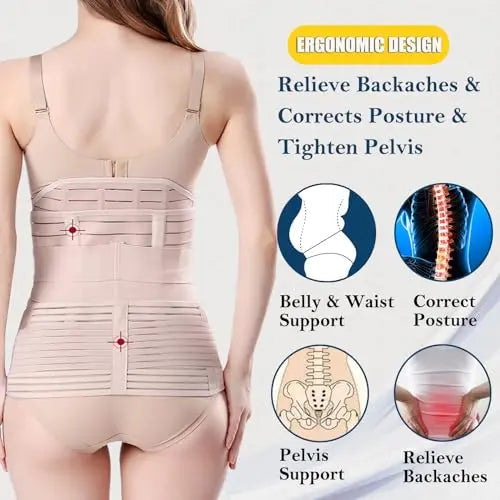 ChongErfei 3 in 1 Postpartum Support - Recovery Belly/waist/pelvis Belt Shapewear Slimming ChongErfei Au supplements