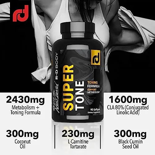 R+D Body Super Tone - Extreme CLA Supplement for Muscle Preservation, Enhanced Body R+D Body Au supplements
