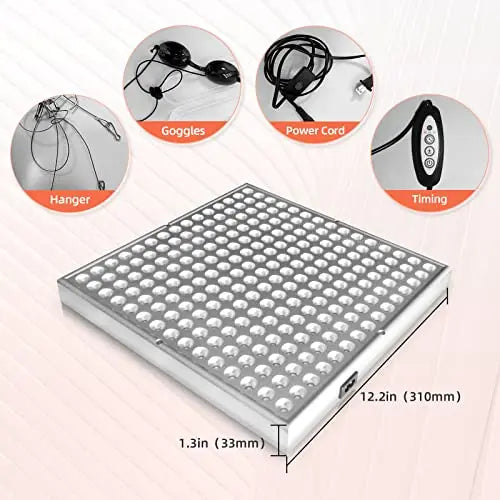 TherapSky Red Light Therapy Device 45W LED Red Infrared Light Therapy Lamp w/Remote Control and Timer therapsky Au supplements
