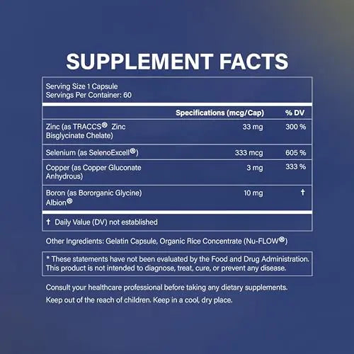 Amarna Alchemy Vitality Trace Minerals Supplement - Zinc with Copper, Selenium Amarna Alchemy Au supplements