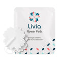 Livia Flower Pads | Electrodes Menstrual Pain Relief Device | Compact, Lightweight, Discreet | Skin-Friendly & Easy to Apply | 1 Set of Electrodes Livia Au supplements