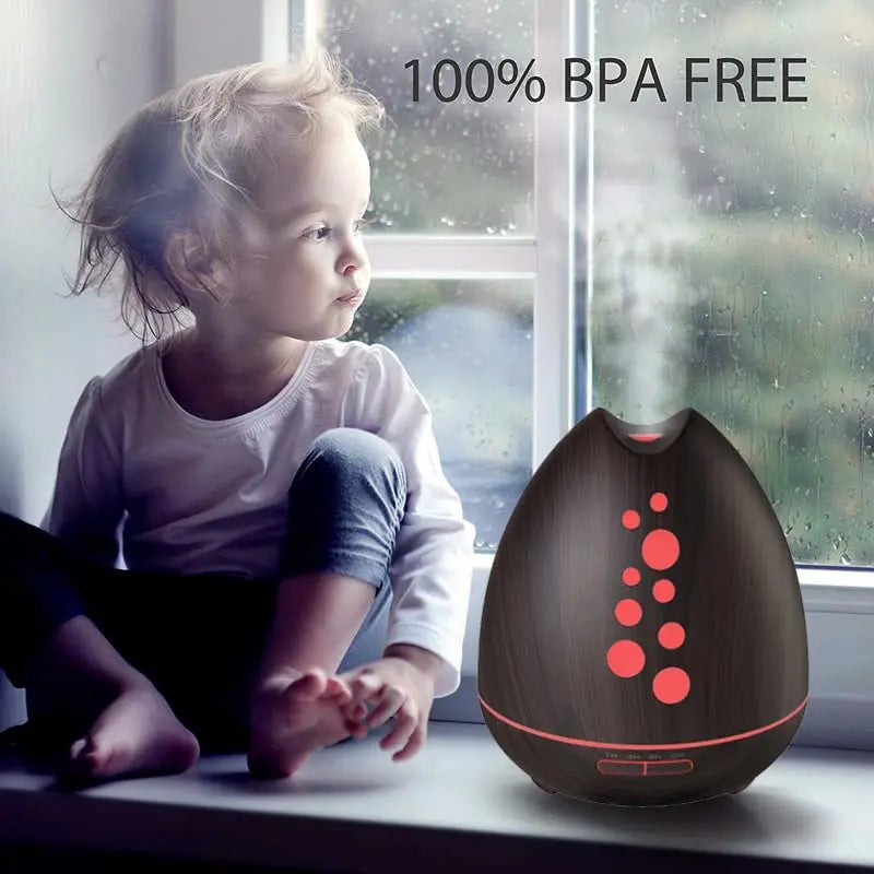 TGE Unique 400ML Essential Oil Diffuser for Essential Oils Bluetooth Music Speaker with Remote 7 Color LED Generic Au supplements