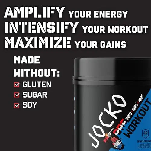 JOCKO FUEL Ultimate Pre Workout Powder - Pre-Workout Energy Powder Drink for Men JOCKO FUEL Au supplements