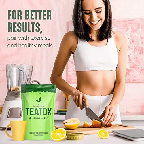 30 Day Detox Tea for Women & Men, All-Natural Herbal Teatox, Energy, Digestion NEWME Au supplements