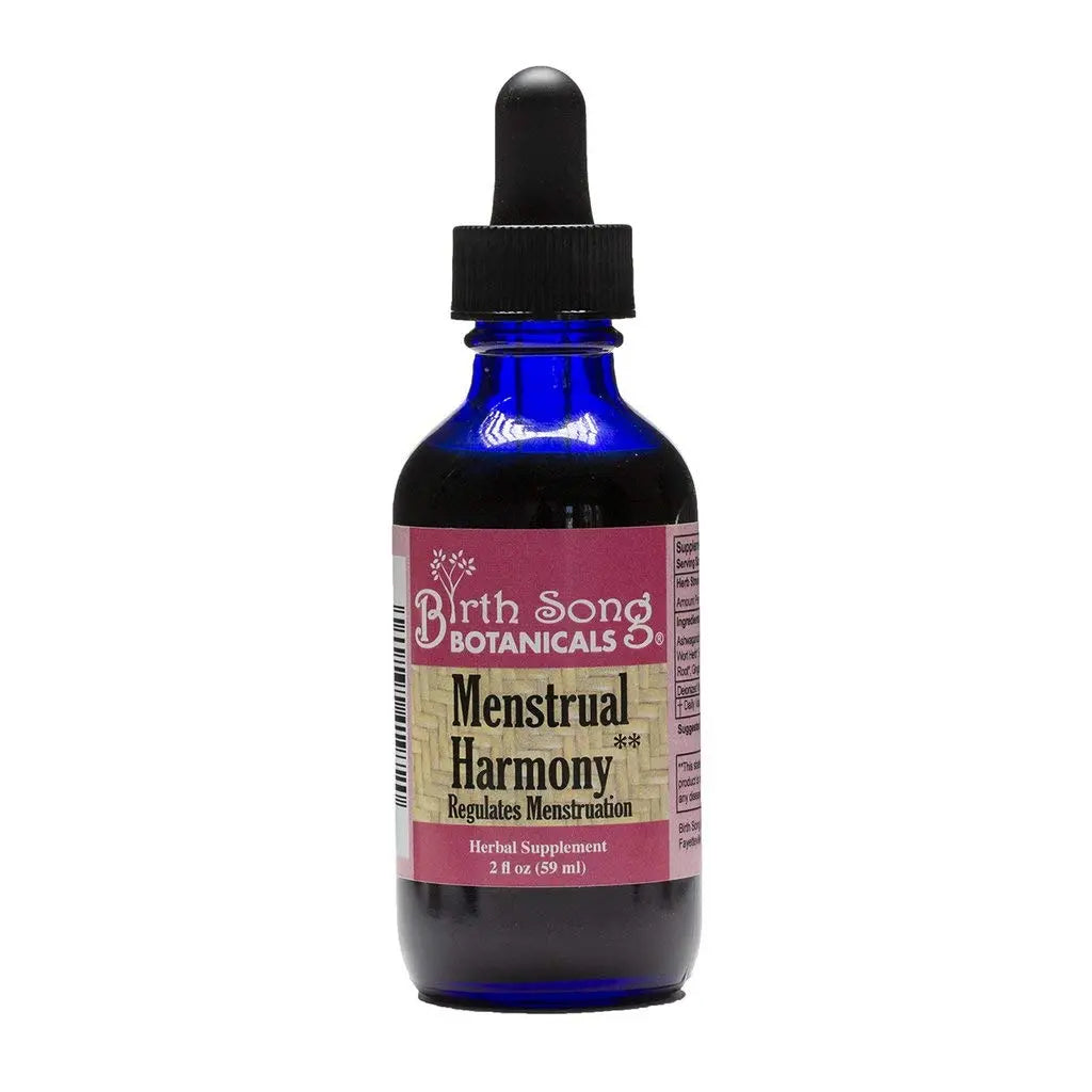 Birth Song Botanicals Menstrual Harmony Tincture, Herbal Period Symptom Support Birth Song Botanicals Au supplements