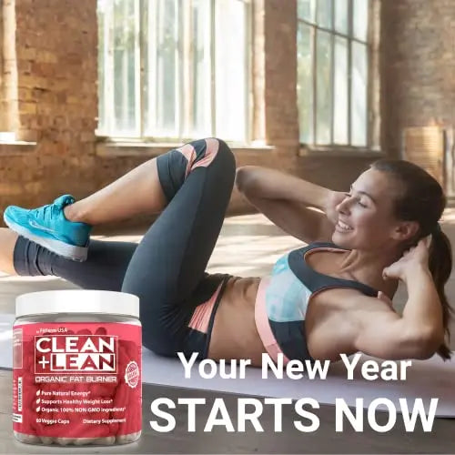 Clean+Lean-Organic Fat Burner by FitFarm USA - Worlds First Organic Fat Burner Supports FIT FARM USA Au supplements