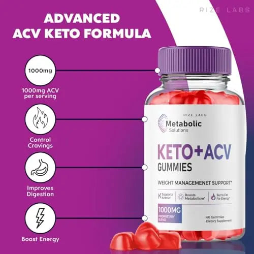 Metabolic Solutions Keto ACV Gummies, Metabolic Solutions Keto+ACV Gummies for Weight Health rize labs Au supplements