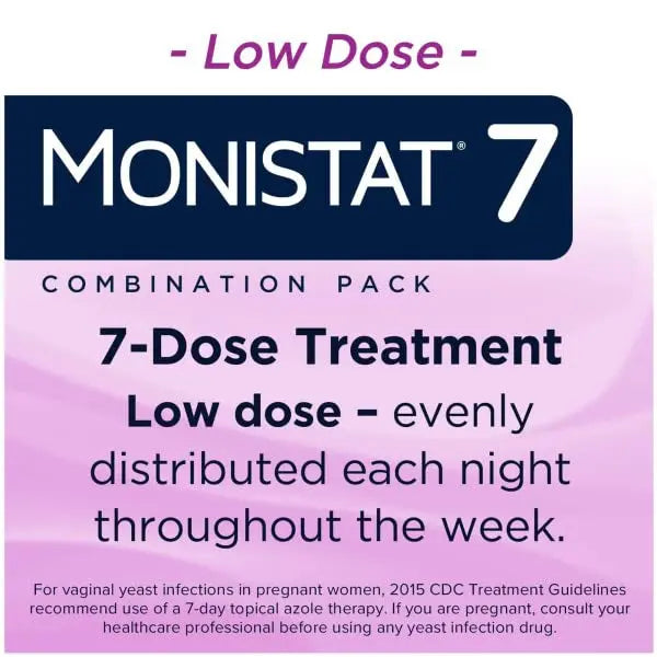 Monistat 7-Day Yeast Infection Treatment | Cream + External Itch Relief Cream | Pack of 2 Monistat Au supplements