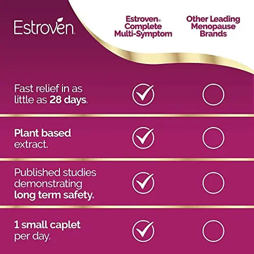 Estroven Complete Multi-Symptom Menopause Supplement for Women, 28 Ct Estroven Au supplements