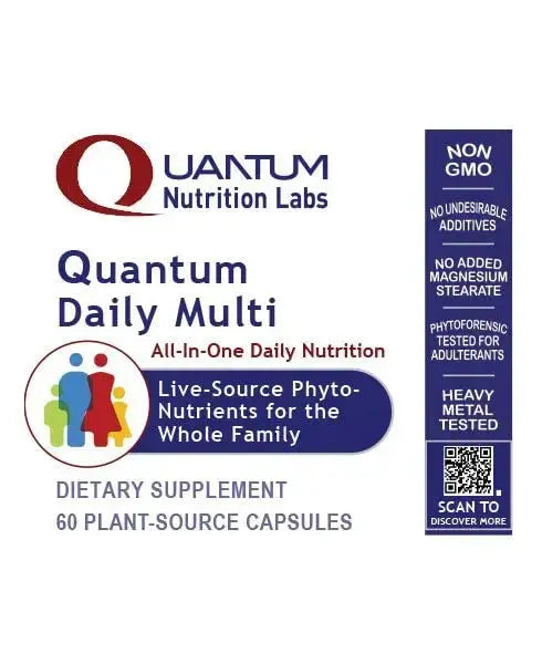 Quantum Nutrition Labs Daily Multivitamin - Multivitamin for Men and Women, Daily Nutrition Supplements with Calcium for Adults Quantum Nutrition Au supplements