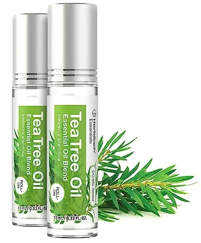 Horbaach Tea Tree Essential Oil Roll On Blend | .33 fl oz (Pack of 2) | Roller for Skin Horbäach Au supplements
