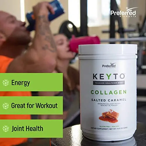 Keto Collagen Protein Powder with MCT Oil – Keto and Paleo Friendly Pure Grass Fed Preferred Elements Au supplements