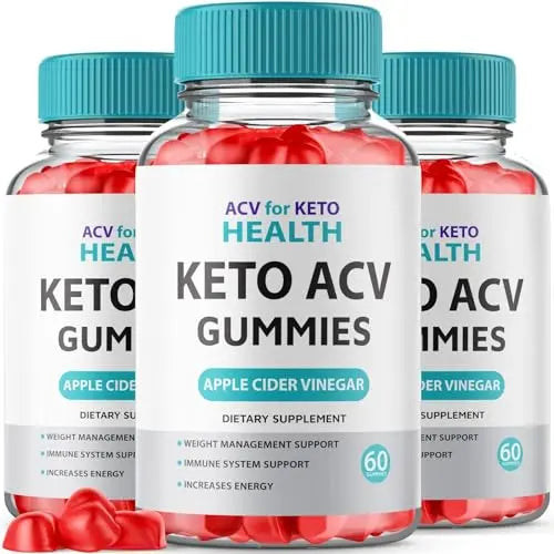 (3 Pack) ACV for Keto Health - Premium Apple Cider Vinegar Gummies – Natural Detox Hidden Elixir Au supplements