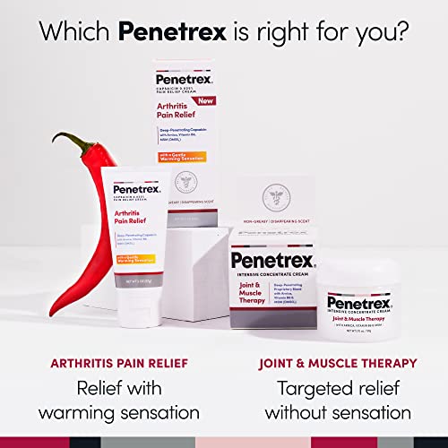 Penetrex Arthritis Warming Pain Relief Cream - Deep Penetrating Capsaicin with Arnica, Vitamin B6 & MSM(DMSO2) - Apply to Hands, Wrists, Feet, Knees, Elbows and Other Affected Areas, 2 oz Penetrex Au supplements
