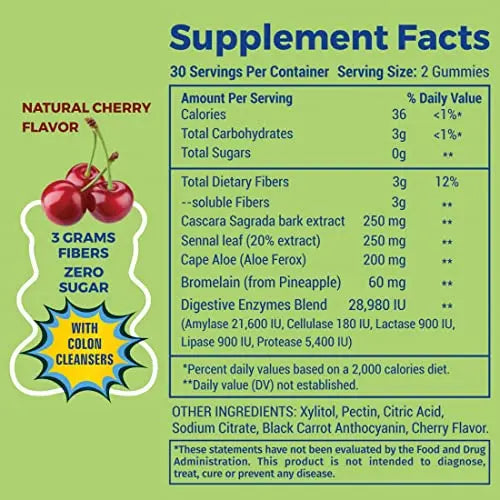 HEMPWAY Fiber Gummies for Digestive Colon Cleanse - Health & Daily Weight Support HEMPWAY Au supplements
